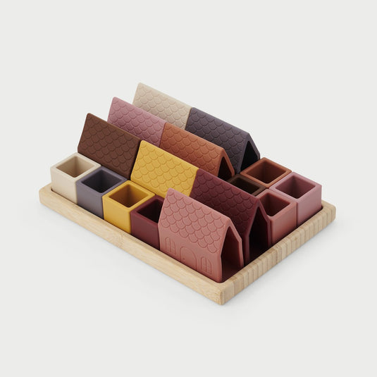 Tickit silisoft® dorpsblokken (aarde)