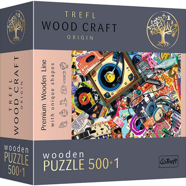 Trefl puzzel muziekwereld 500+1 stuk fsc karton kleurrijk.
