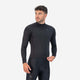 Rogelli core heren fietsshirt - lange mouw - 3 achterzakken - zwart