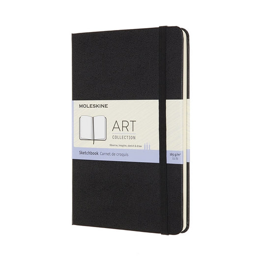 Moleskine art schetsboek - medium - hardcover - zwart