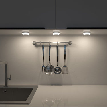 Calex kastverlichting draadloos - 3 stuks - op batterij - incl. afstandsbediening