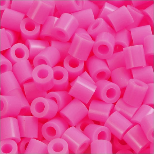 Creotime roze strijkkralen 6000 stuks - uni