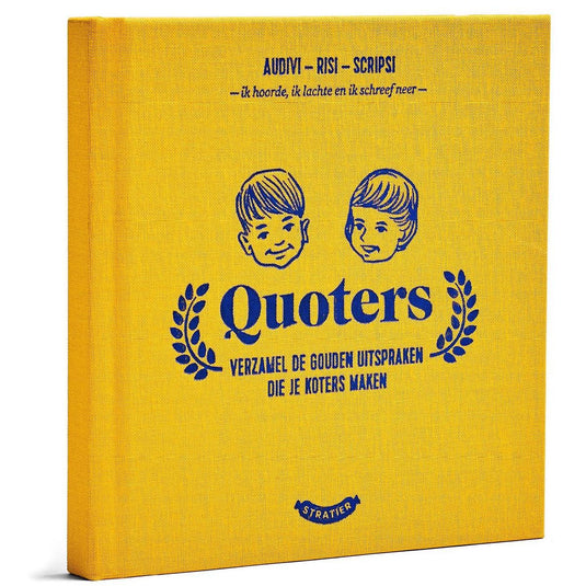 Uitgeverij stratier - quoters - invulboek - uitsprakenboek - de wonderjaren