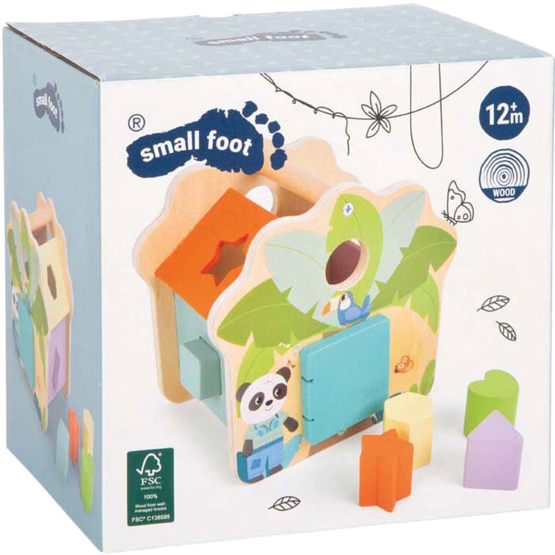 Afbeelding laden in galerijviewer, Small foot - houten vormenstoof jungle friends fsc
