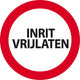 Carpoint bord inrit vrijlaten - ø 24cm - kunststof