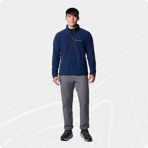 Columbia fast trek™ iii half zip fleece men's outdoortrui - collegiate navy - maat xxl