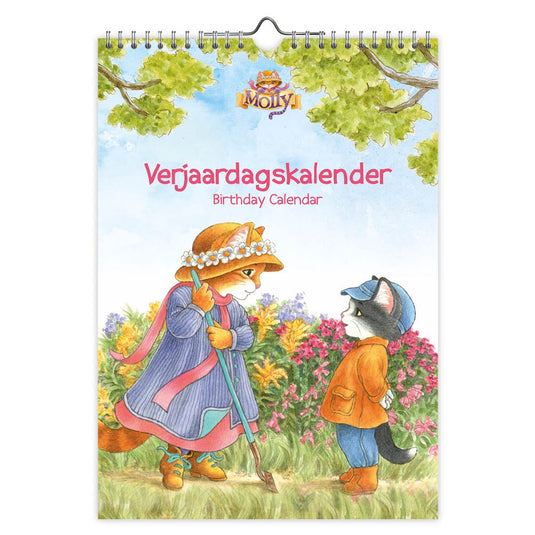 Franciens katten a4 verjaardagskalender mollie
