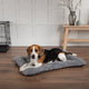 Scruffs cosy benchkussen - zacht hondenkussen - anti-slip - imitatie su�de - grijs - xs - 60 x 45 cm