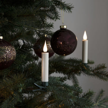Konstsmide kaarsverlichting voor binnen - set van 10 kaarsen - plastic - batterij - zonder kabel - kerstverlichting