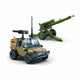 Sluban army houwitser bouwspeelgoed kinderen vanaf 6 jaar – constructiespeelgoed modelbouw – bouwdoos met 138 bouwstenen – m38-b1255