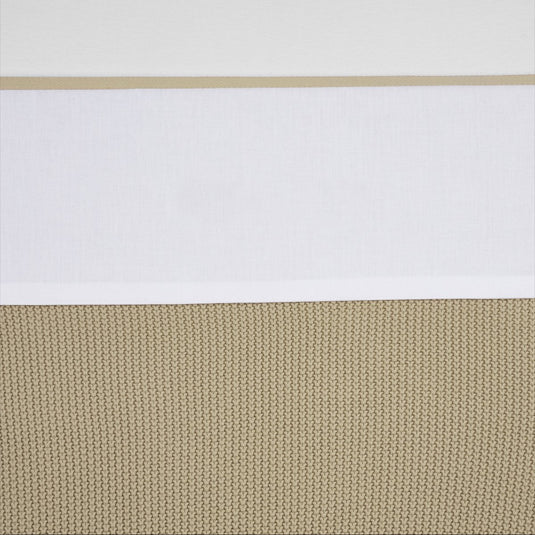 Meyco baby bies ledikant laken - sand - 100x150cm - 0.3 tog