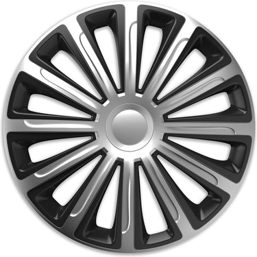 Versaco wieldoppen 15 inch - trend zilver - 4 stuks
