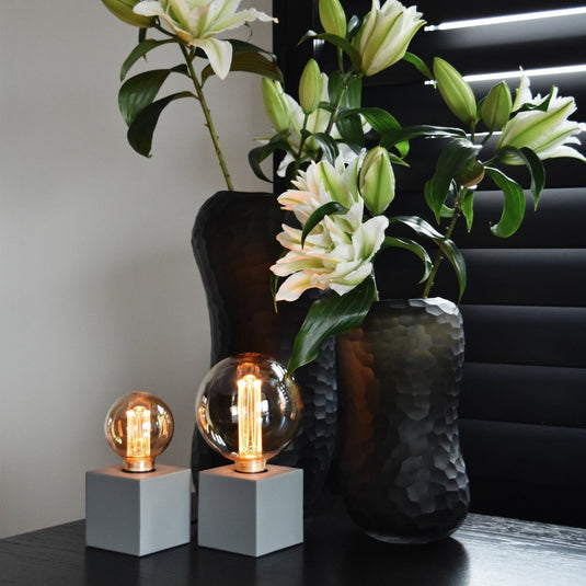 Calex crown series led lamp - e27 - g125 lichtbron goud - 3.5w - dimbaar