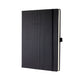 Sigel notitieboek - conceptum pure - a4+ - zwart - hardcover - 194 pagina's- 80 grams - lijn - si-co116