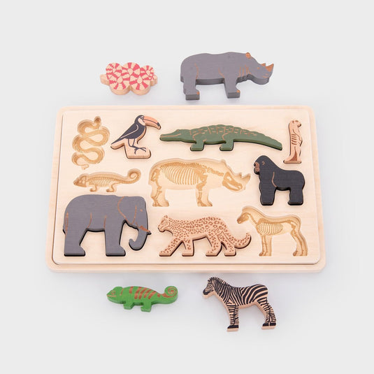 Tickit® safari dierenlaagpuzzel