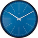 Nextime nxt ethan – wandklok – 40 cm – metaal – blauw