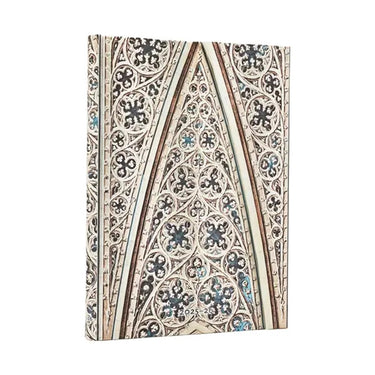 Paperblanks 2026 vault of the milan cathedral (duomo di milano) midi 18-month horizontal hardcover flexi dayplanner 2025-2026 (wrap closure)