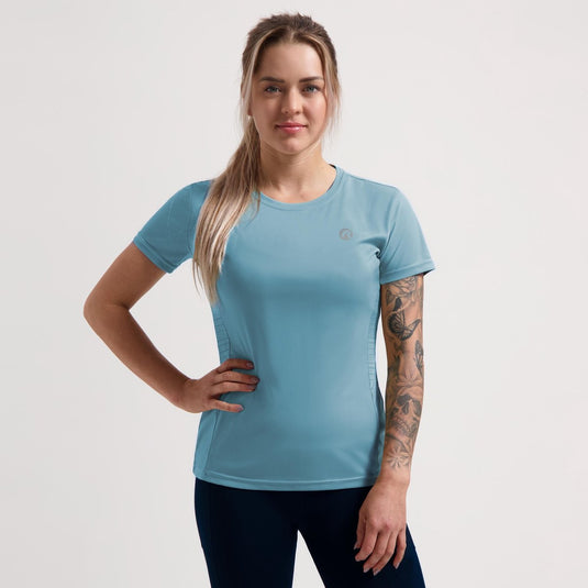Rogelli core dames hardloopshirt - korte mouw - lichtblauw
