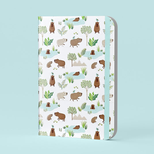 Peter pauper mid size notitieboek the capybara life