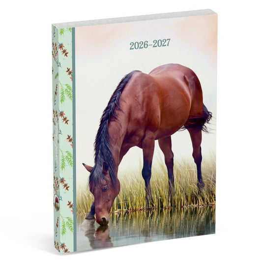 Amazone schoolagenda 2026 2027 - bruin paard