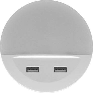 Ledvance nachtlicht led: voor stopcontact, lunetta usb 13 w, 220…240 v, stralingshoek: 120, warm wit, 3000 k, body materiaal: polycarbonate (pc) acrylonitrile butadiene styrene (abs), ip20