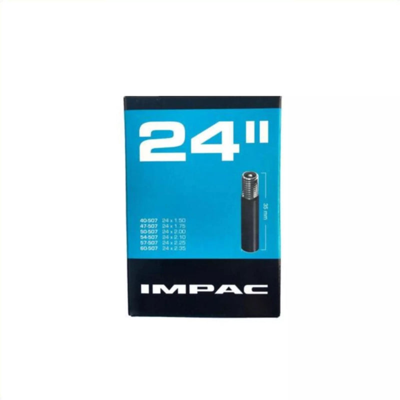 Afbeelding laden in galerijviewer, Impac Binnenband (by Schwalbe) AV24 24x1.5 2.35 ETRTO 40 60-507 , Ventiel: auto schrader 35mm
