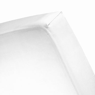 Cinderella molton hoeslaken - matrasbeschermer voor topper - 80 90 x 210 220 cm - tot 25 cm - wit