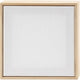 Creativ company gespannen canvas met lijst 15,8 x 15,8 cm 280 gr 10 stuks wit