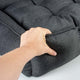 Duvo + duratex hondenbed donkergrijs s-60x45x16cm