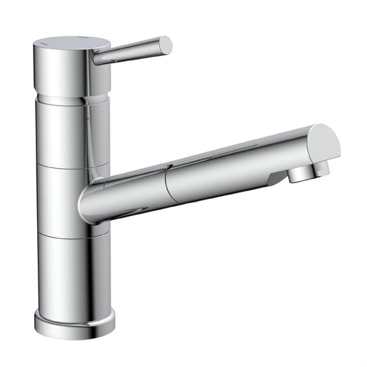 Schütte unicorn design keukenkraan - mengkraan - lage, draaibare en uittrekbare uitloop - chroom