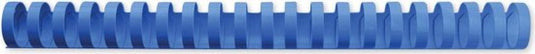 Bindruggen gbc plastic a4 19mm blauw capaciteit 165vel