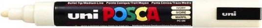 Posca - verfstift pc5m m ivoor | 6 stuks