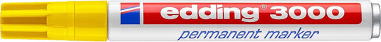 Permanent marker edding 3000 geel pak 10 stuks