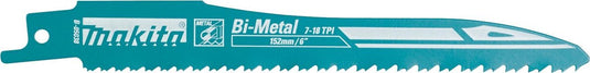 Makita b-05038 reciprozaagblad - 128 x 7 18tpi - metaal kunststof (5st)