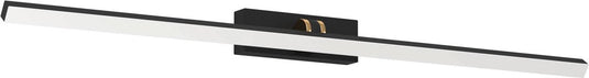 Eglo verdello spiegellamp - led - 60 cm - zwart geelkoper wit