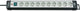 Brennenstuhl premium-line stekkerdoos 10-voudig zwart lichtgrijs 3m h05vv-f 3g1,5 - 1951500100