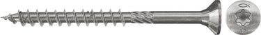 Fischer 100x power-fast 6 x 180 senkkopf roestvrij staal a2 deeldraad binnenvierkant tx - 657409