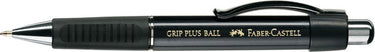 Faber-castell balpen - grip plus - zwart - m - fc-140733