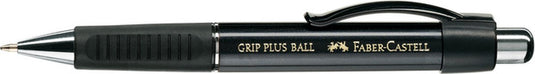 Faber-castell balpen - grip plus - zwart - m - fc-140733