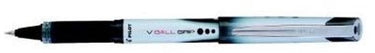 Pilot rollerpen v-ball grip fijn zwart | 12 stuks