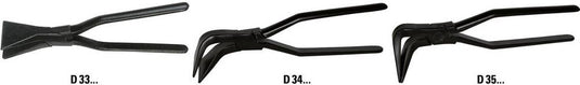 Erdi buigtang | lengte 280 mm | opgelegd recht | poedergecoat | 1 stuk - d331-60 - d331-60