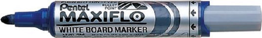 Pentel whiteboardmarker maxiflo - blauw - rond 3 mm - 1 stuk