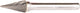Makita b-52847 hm-frees kegel met spitse kop v. metaal