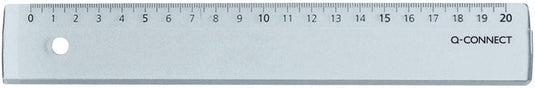 Q-connect meetlat | plastic | in etui | 20 cm