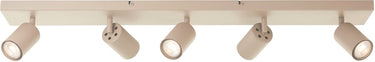 Brilliant jello - plafondlamp - led gu10 5x5w - 350 lm - 3000k - dimbaar - champagne