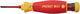 Wiha schroevendraaier met bitmagazijn pocketmax® electricgemengd met 4 slimbits - 45296