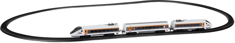 Afbeelding laden in galerijviewer, Toi-toys treinset elektrische high speed rails, 15dlg.

