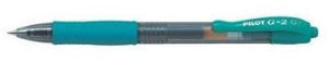 Pilot g2 gel ink rollerball pen – doos van 12 gelpennen - medium tip - turquoise