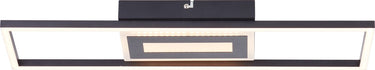Brilliant besson - plafondlamp - led 24w - 3000k - zwart