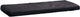 Beeztees moza - vensterbank mat - pluche - antraciet - 65x27x3 cm one size